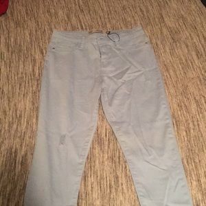 Baby blue jeans